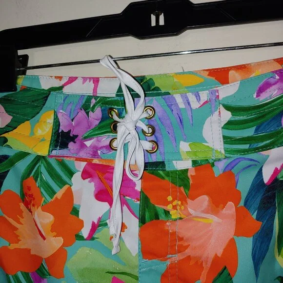 La Blanca Abstract Tropical Floral Swim Board Shorts Size XL - Picture 3 of 6